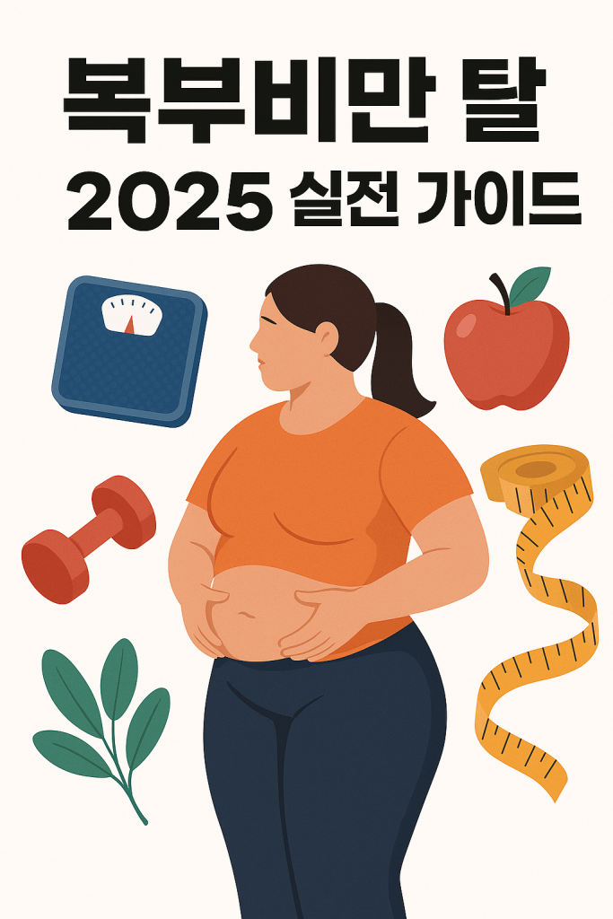 복부비만 탈출 2025 실전 가이드